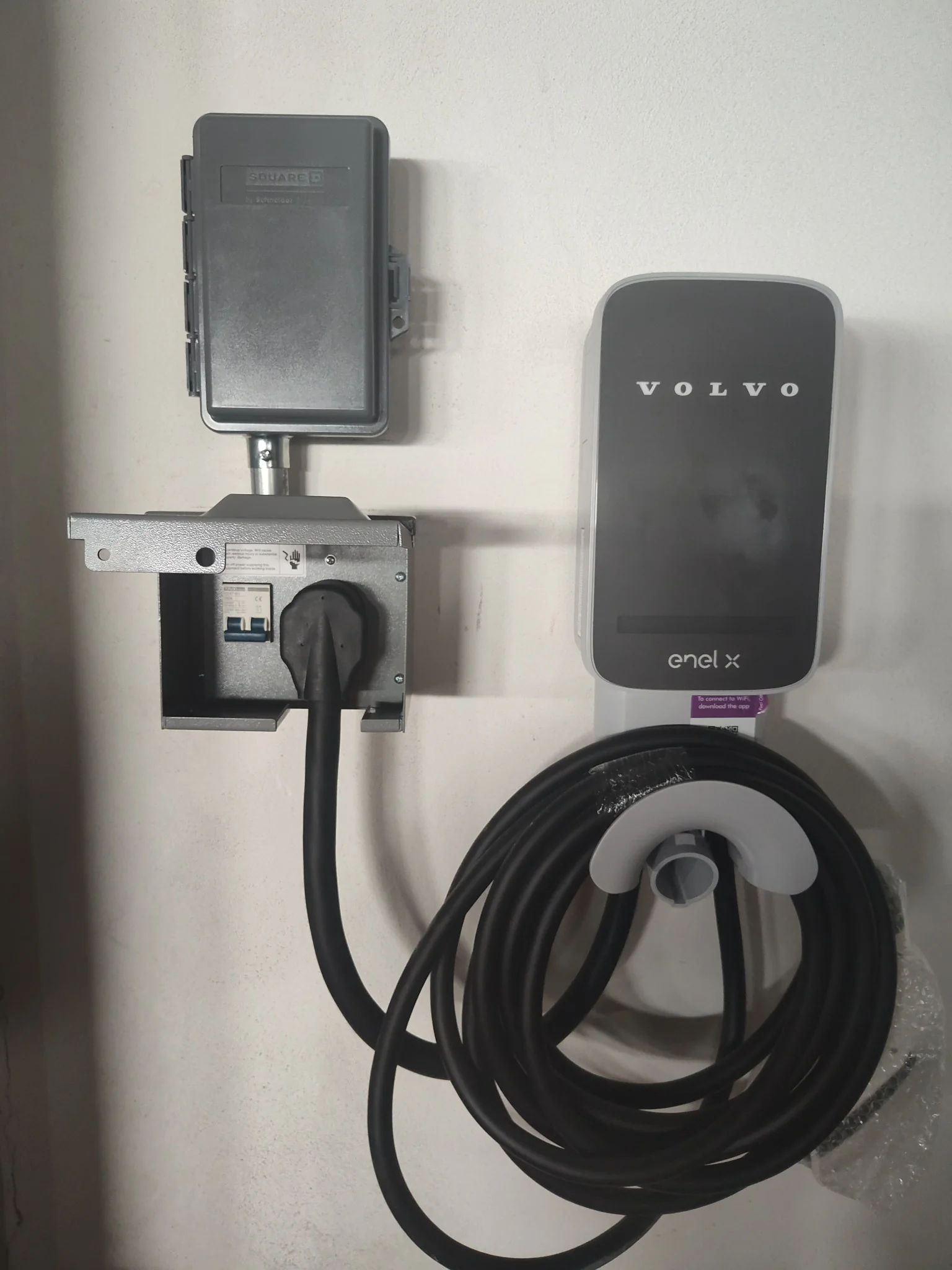 Infraestructura para cargador de auto eléctrico